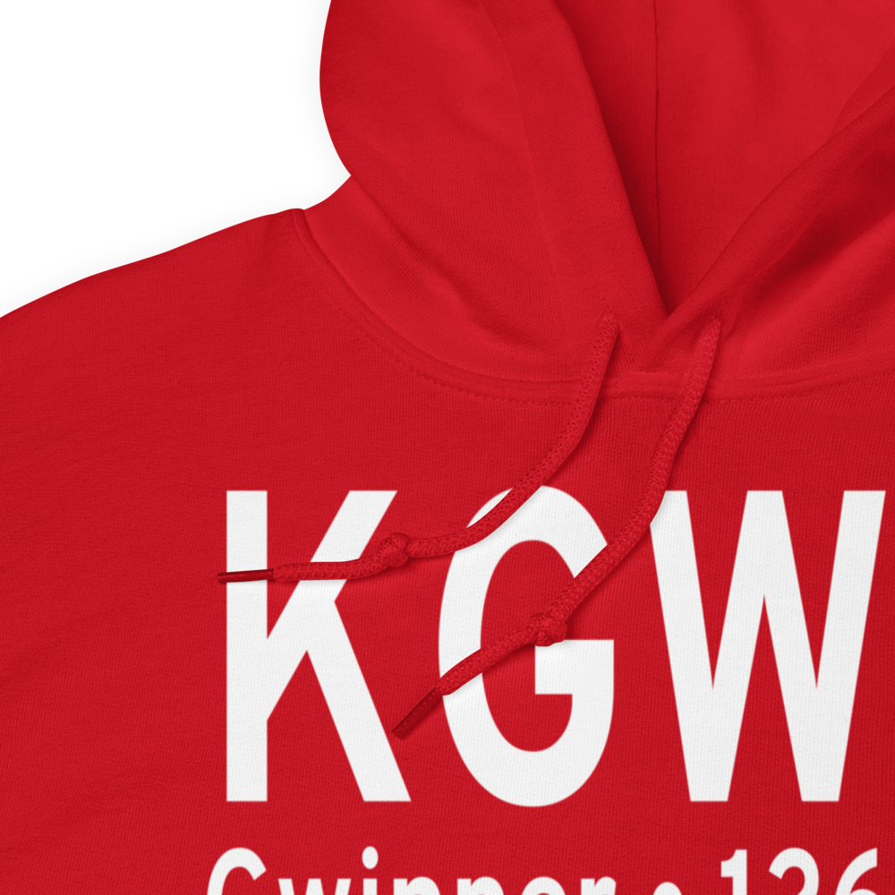 Gwinner Roger Melroe Field (KGWR) ICAO Hoodie Sweatshirt 