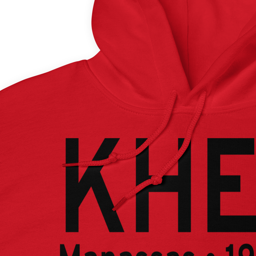 Manassas Regional Airport/Harry P. Davis Field (KHEF) ICAO Hoodie Sweatshirt 