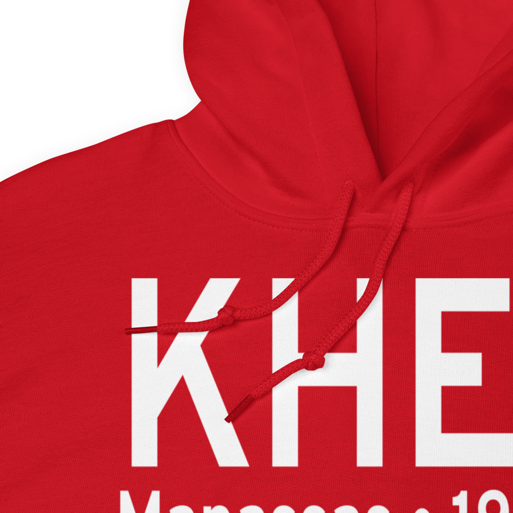 Manassas Regional Airport/Harry P. Davis Field (KHEF) ICAO Hoodie Sweatshirt 