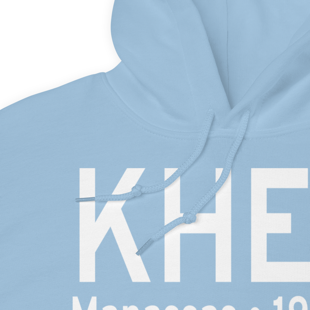 Manassas Regional Airport/Harry P. Davis Field (KHEF) ICAO Hoodie Sweatshirt 