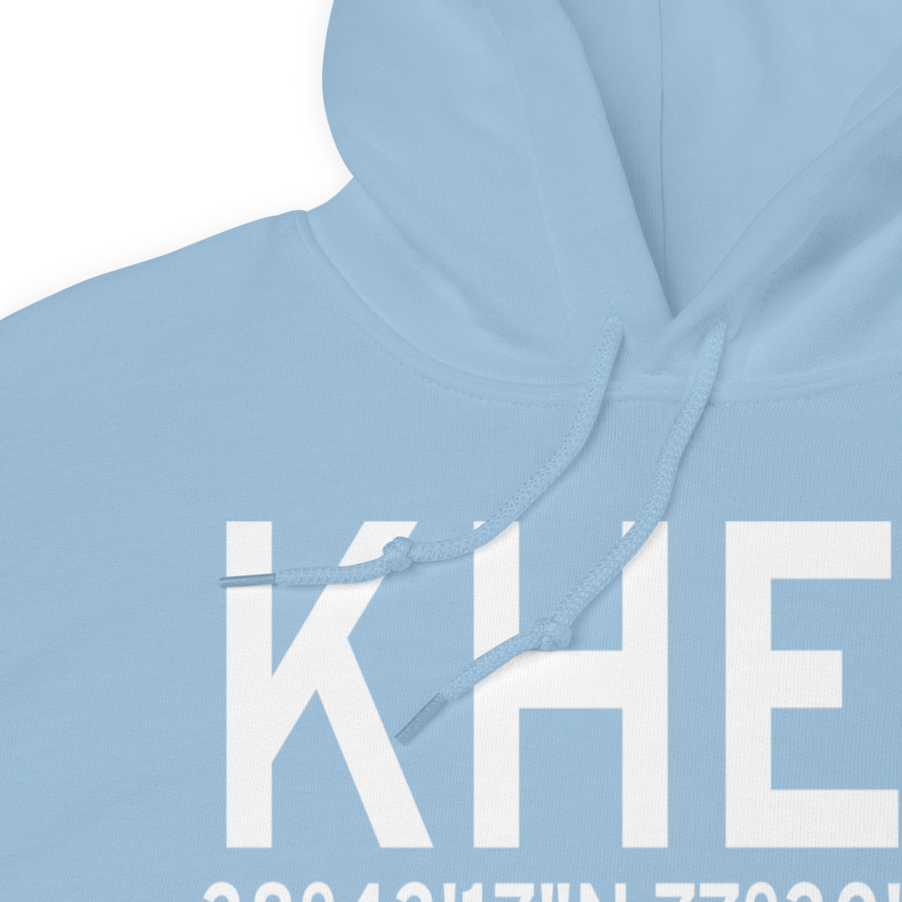 Manassas Regional Airport/Harry P. Davis Field (KHEF) ICAO Hoodie Sweatshirt 