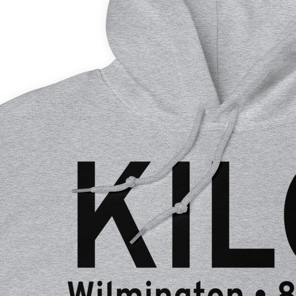 New Castle Airport (KILG) ICAO Hoodie Sweatshirt 
