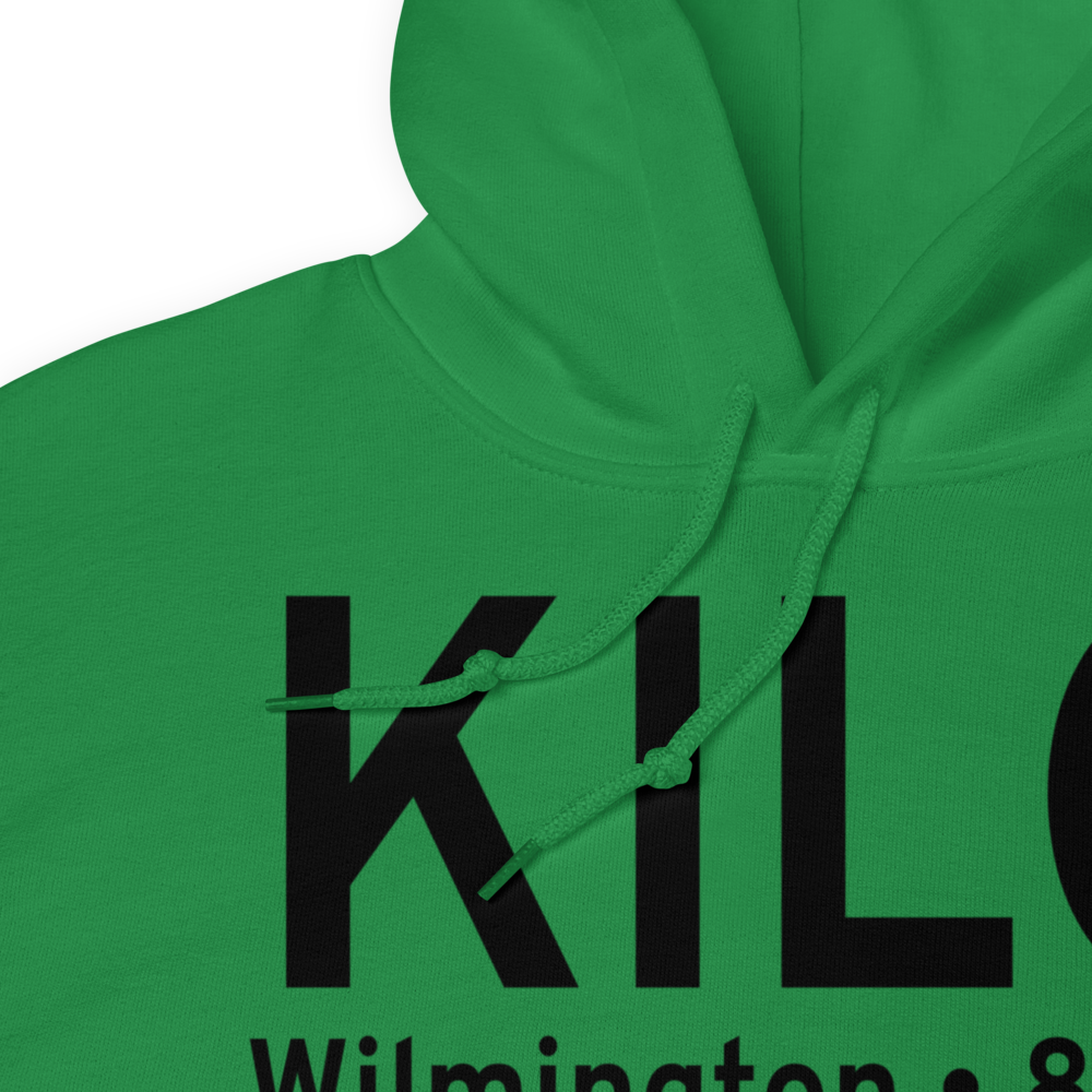 New Castle Airport (KILG) ICAO Hoodie Sweatshirt 