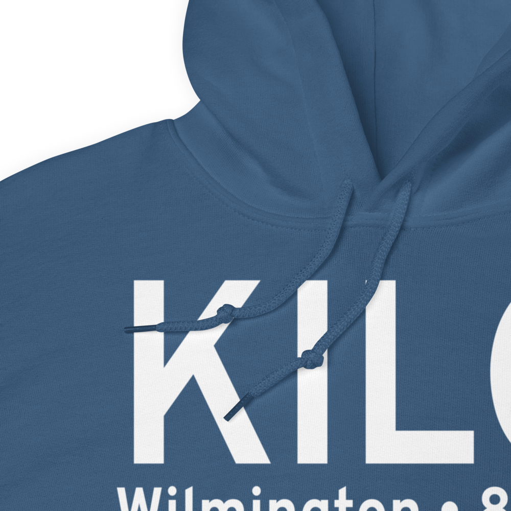 New Castle Airport (KILG) ICAO Hoodie Sweatshirt 