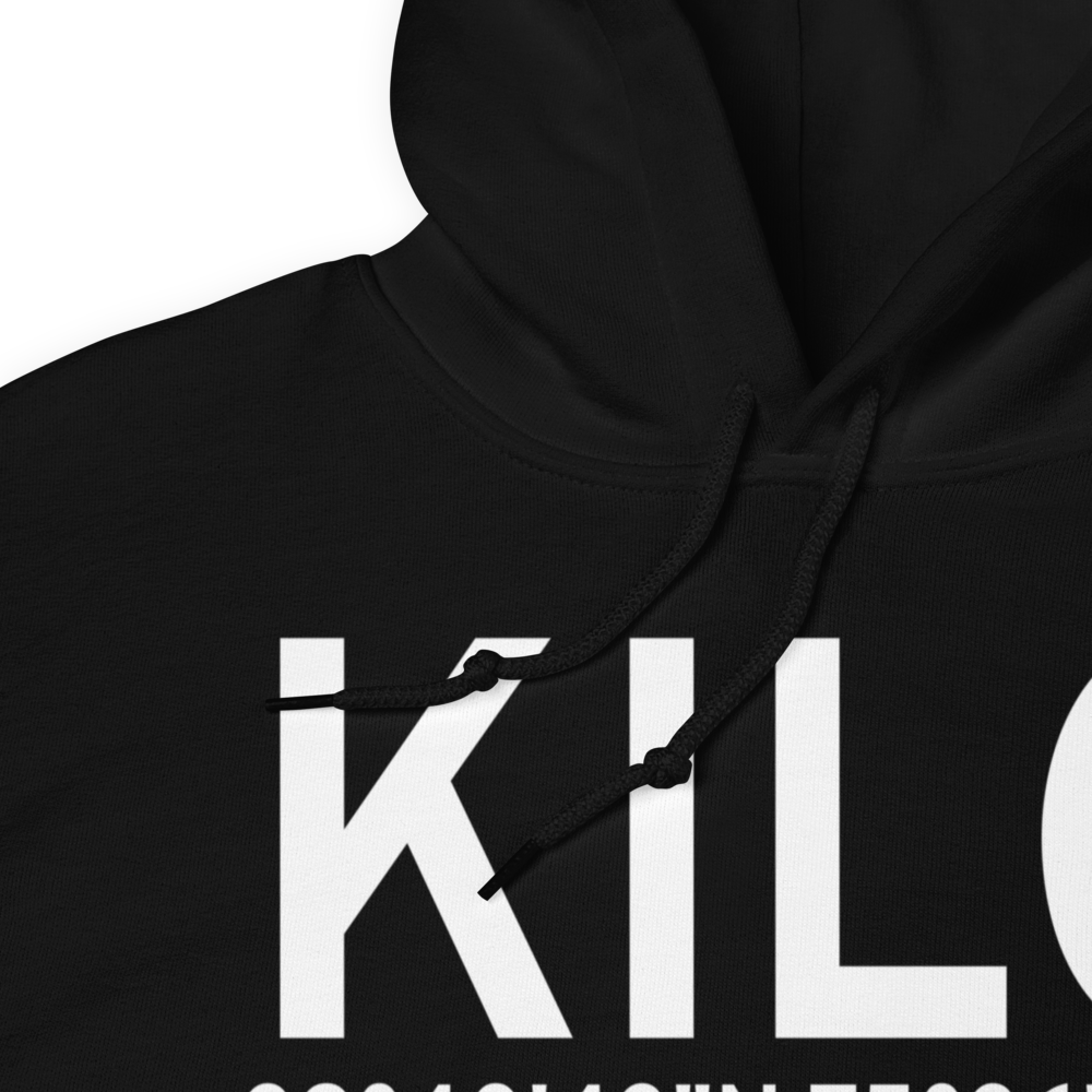New Castle Airport (KILG) ICAO Hoodie Sweatshirt 