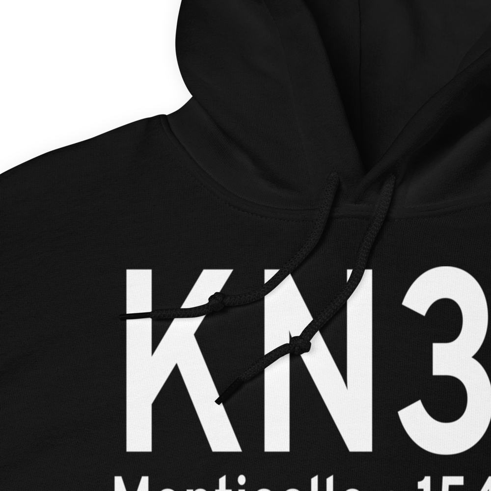Monticello Airport (KN37) ICAO Hoodie Sweatshirt 