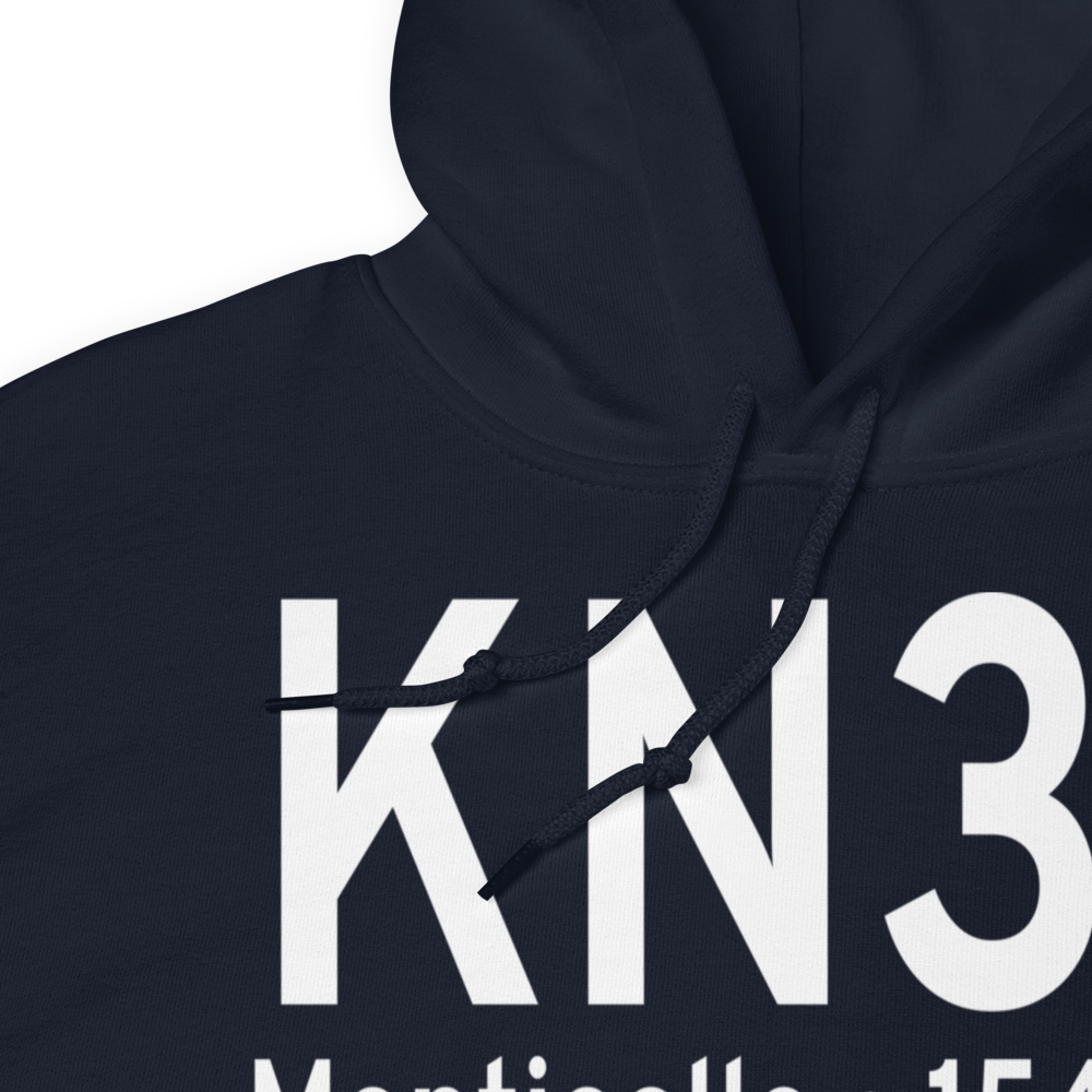 Monticello Airport (KN37) ICAO Hoodie Sweatshirt 