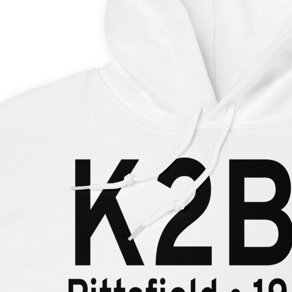 Pittsfield Municipal Airport (K2B7) ICAO Hoodie Sweatshirt 