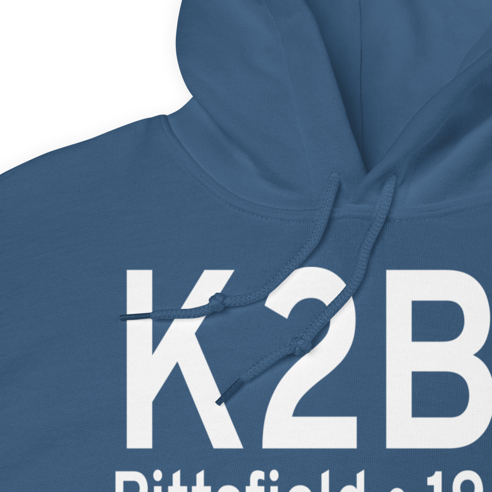 Pittsfield Municipal Airport (K2B7) ICAO Hoodie Sweatshirt 