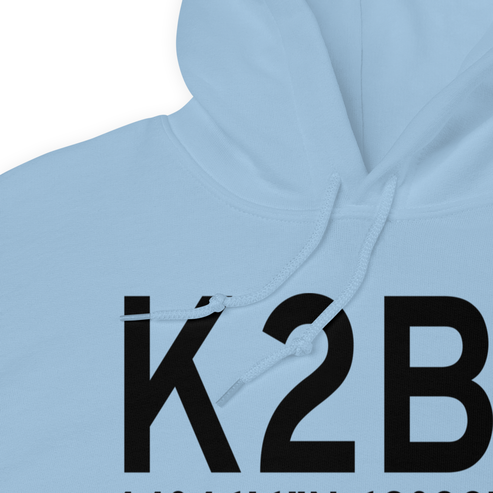 Pittsfield Municipal Airport (K2B7) ICAO Hoodie Sweatshirt 