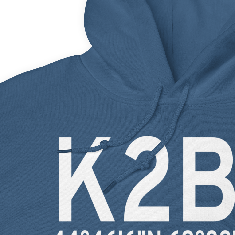Pittsfield Municipal Airport (K2B7) ICAO Hoodie Sweatshirt 