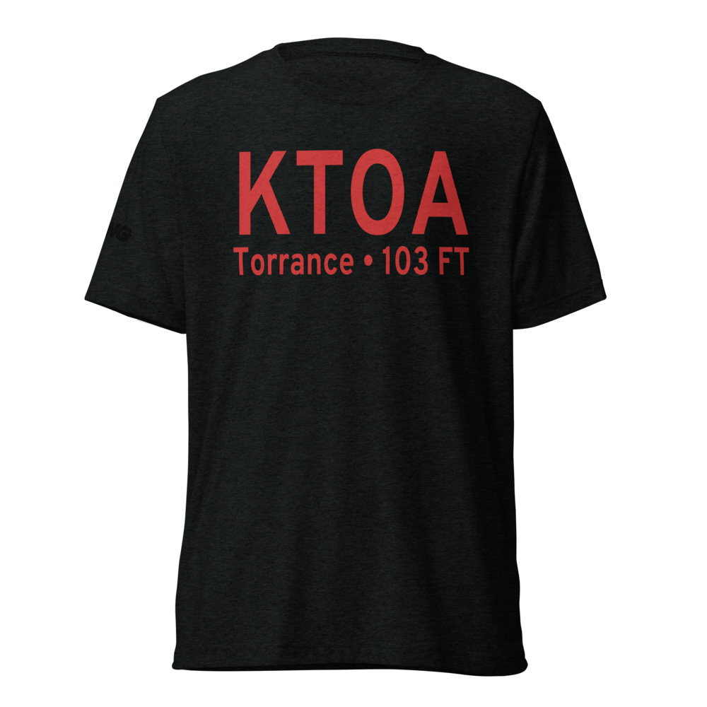 Zamperini Field (KTOA) ICAO Tri-blend T-Shirt 