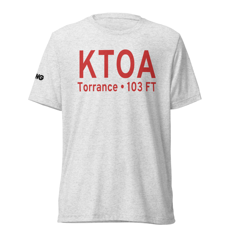 Zamperini Field (KTOA) ICAO Tri-blend T-Shirt 