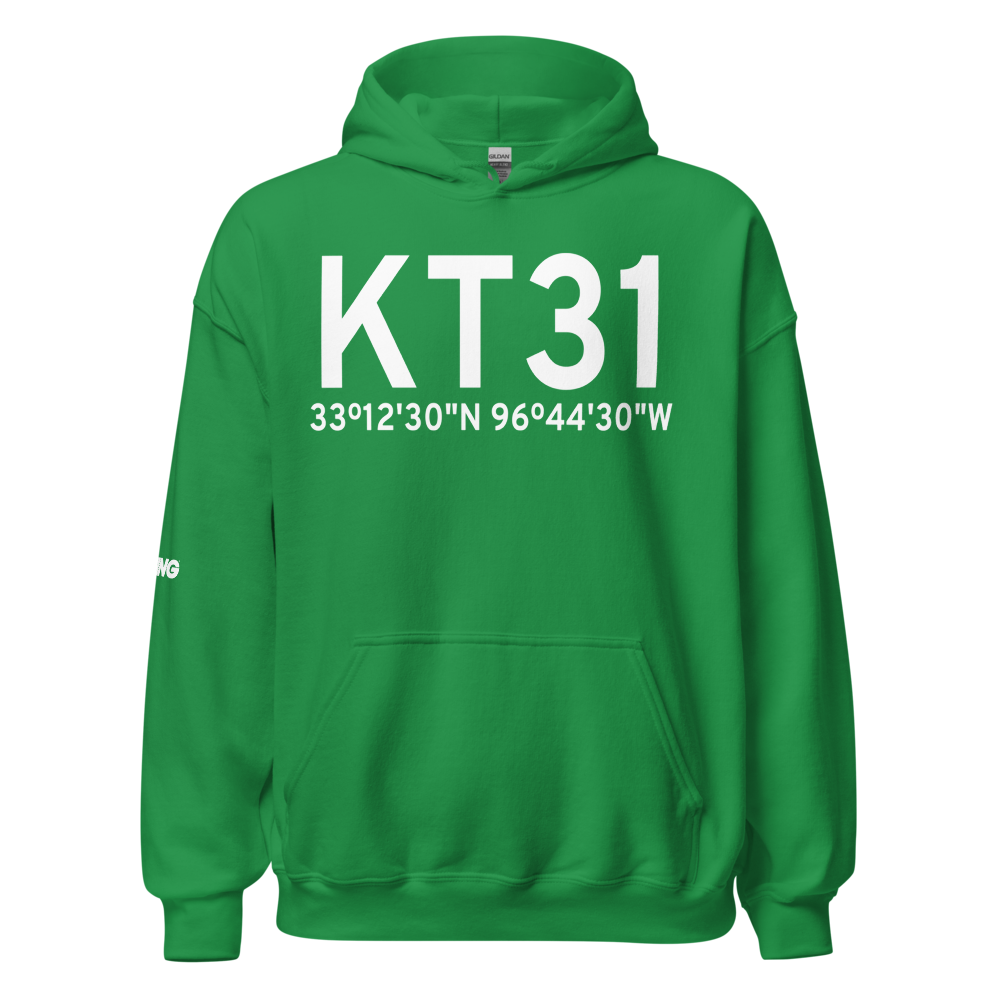 Aero Country Airport (KT31) ICAO Hoodie Sweatshirt 
