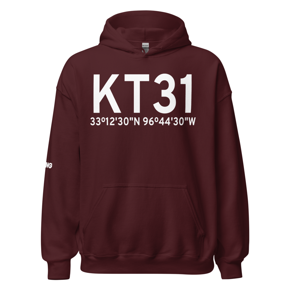 Aero Country Airport (KT31) ICAO Hoodie Sweatshirt 