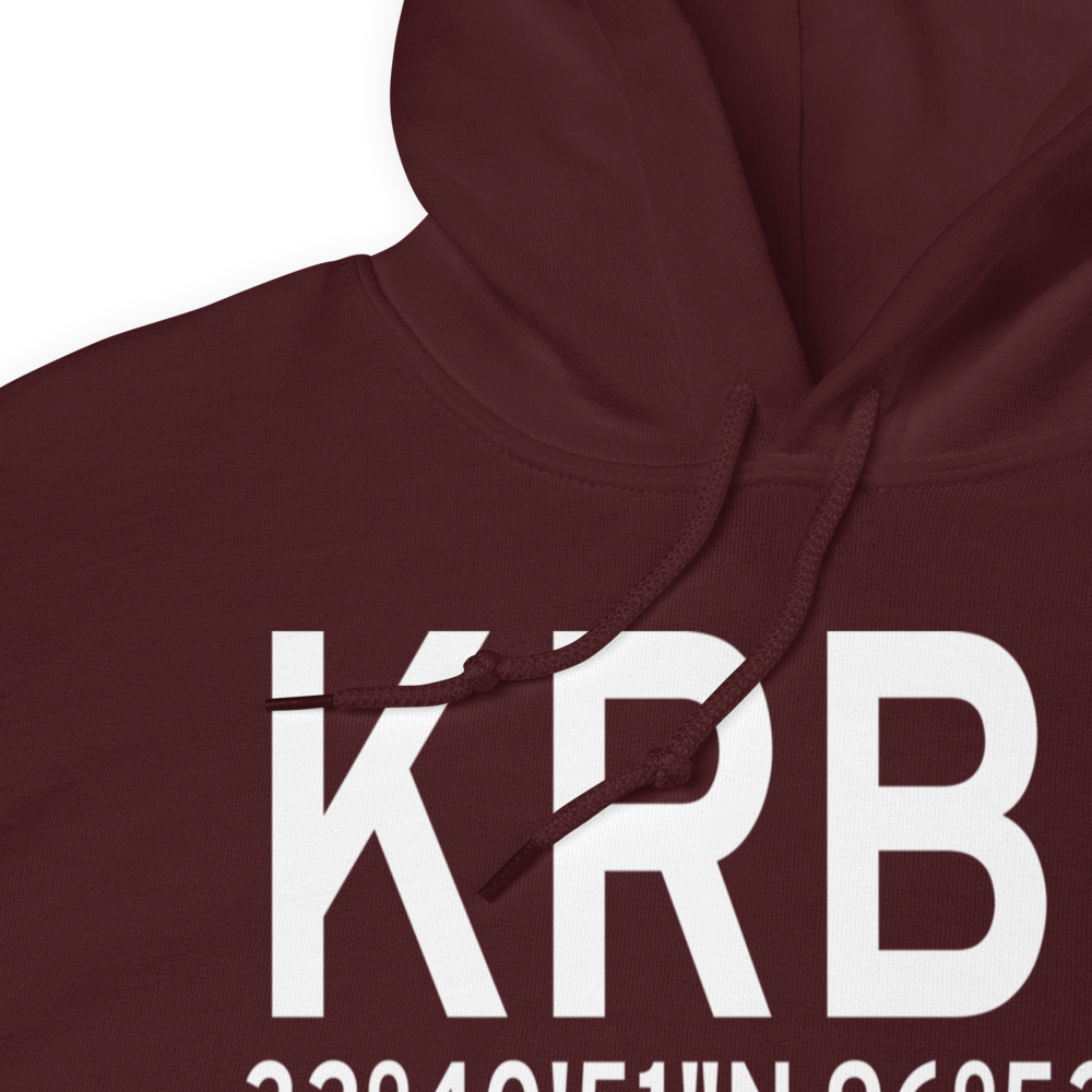 Dallas Executive Airport (KRBD) ICAO Hoodie Sweatshirt 