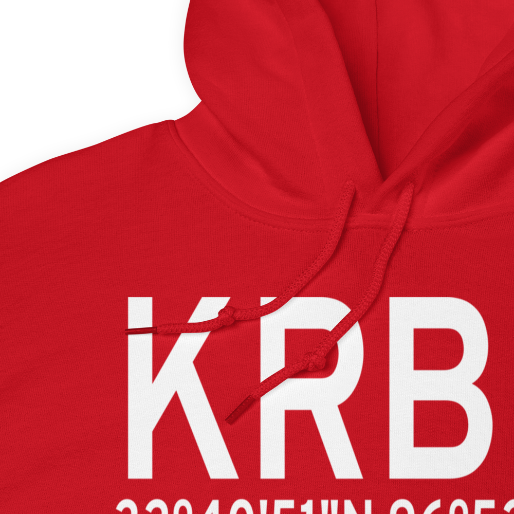 Dallas Executive Airport (KRBD) ICAO Hoodie Sweatshirt 
