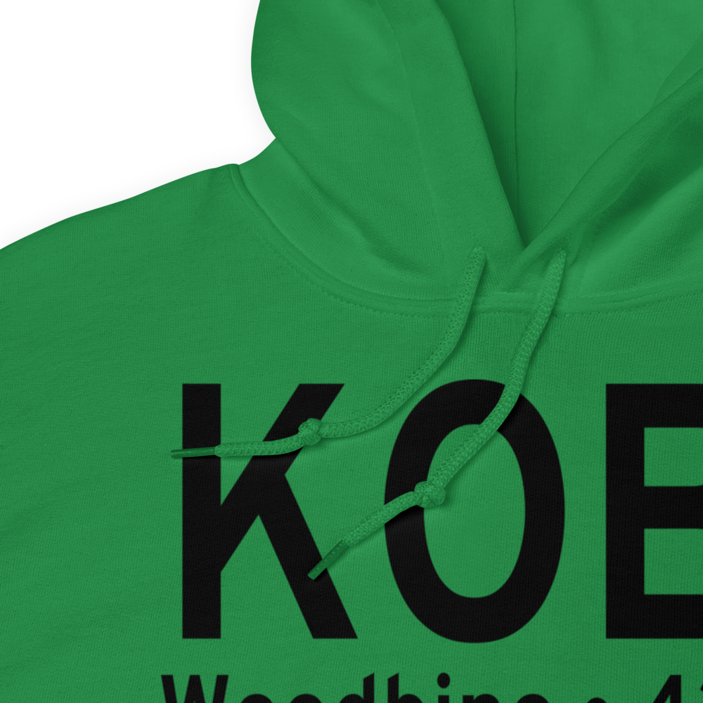 Woodbine Municipal Airport (KOBI) ICAO Hoodie Sweatshirt 