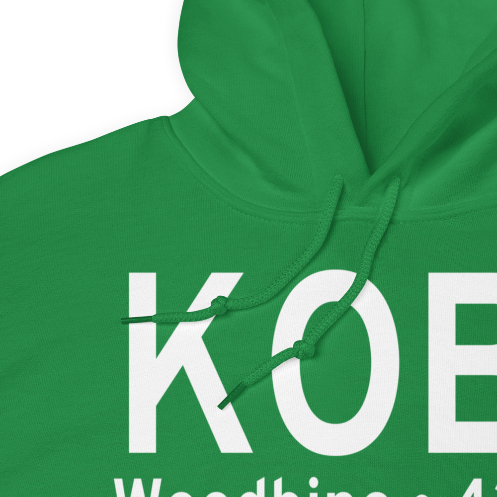 Woodbine Municipal Airport (KOBI) ICAO Hoodie Sweatshirt 