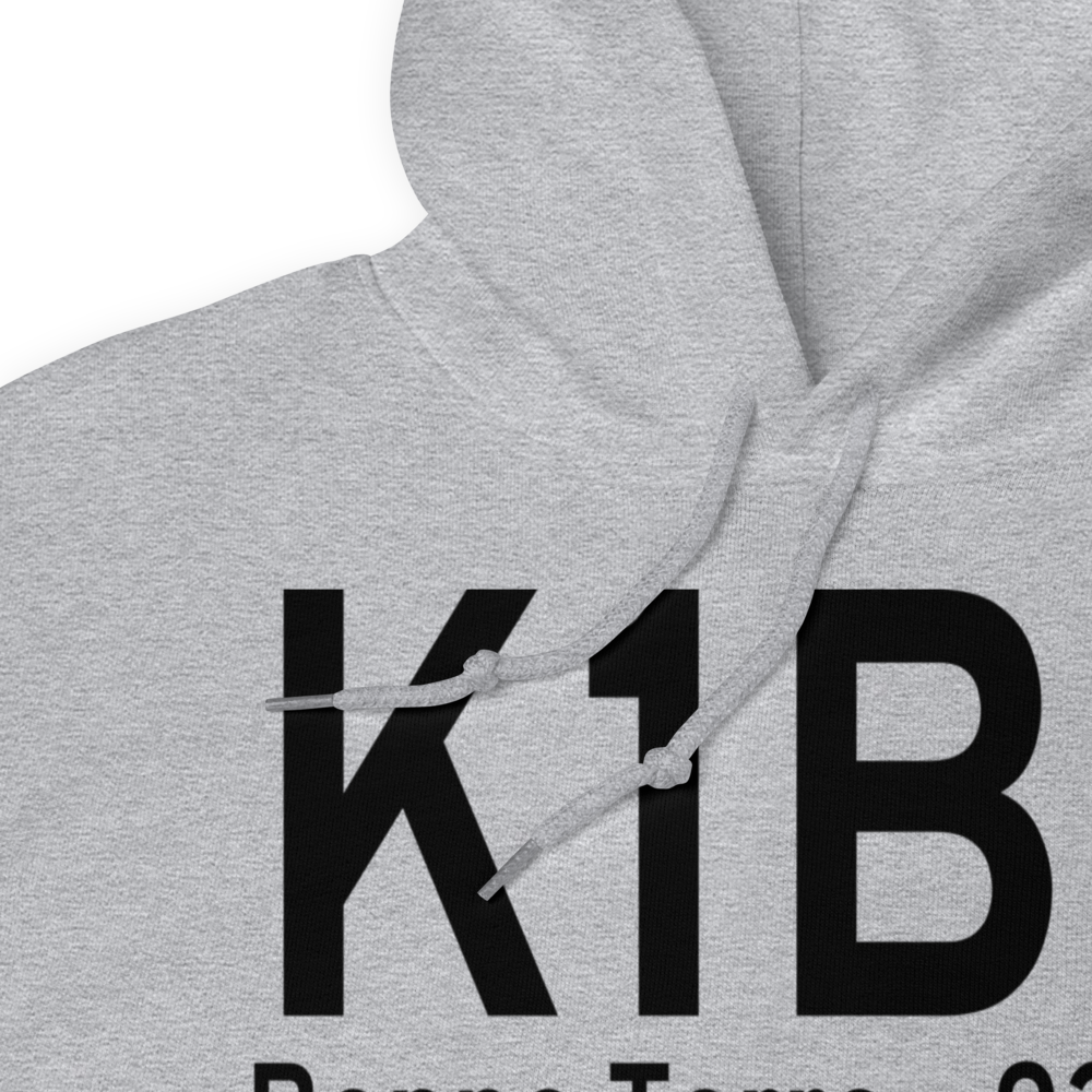 Bonne Terre Municipal Airport (K1BT) ICAO Hoodie Sweatshirt 