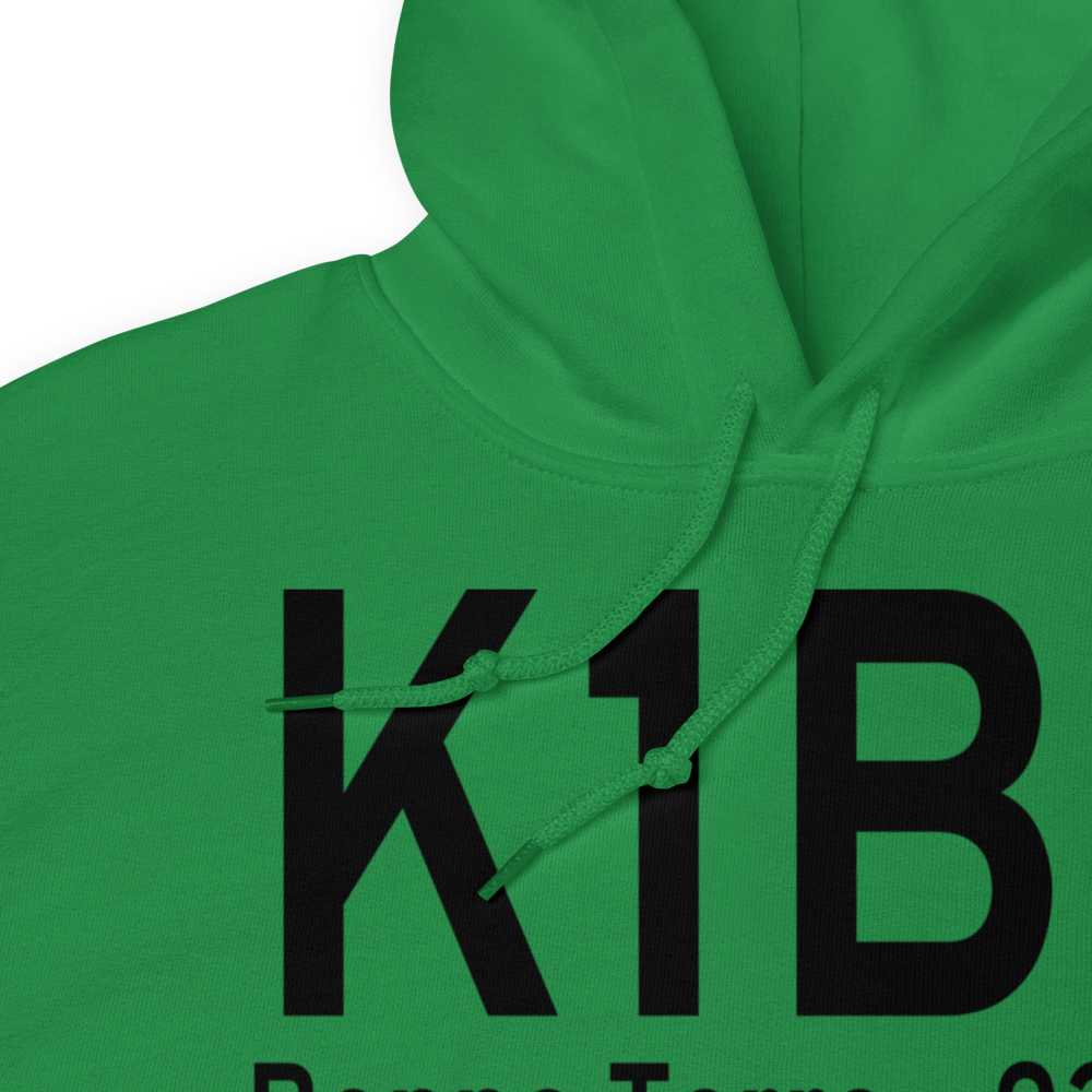 Bonne Terre Municipal Airport (K1BT) ICAO Hoodie Sweatshirt 