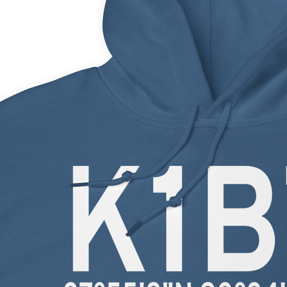 Bonne Terre Municipal Airport (K1BT) ICAO Hoodie Sweatshirt 