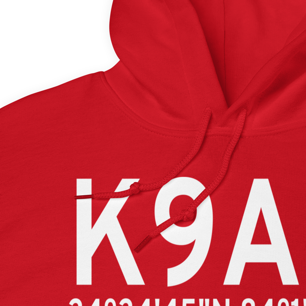 Lumpkin County Wimpys Airport (K9A0) ICAO Hoodie Sweatshirt 