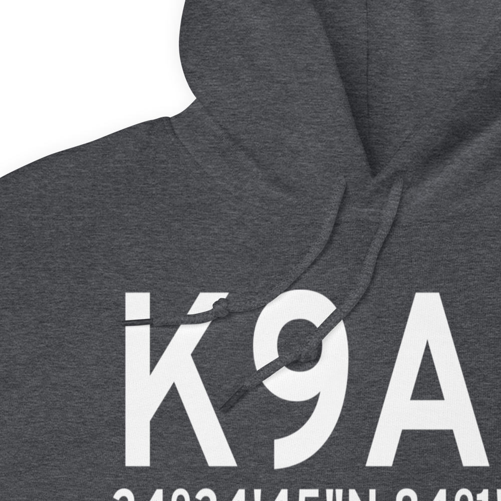 Lumpkin County Wimpys Airport (K9A0) ICAO Hoodie Sweatshirt 