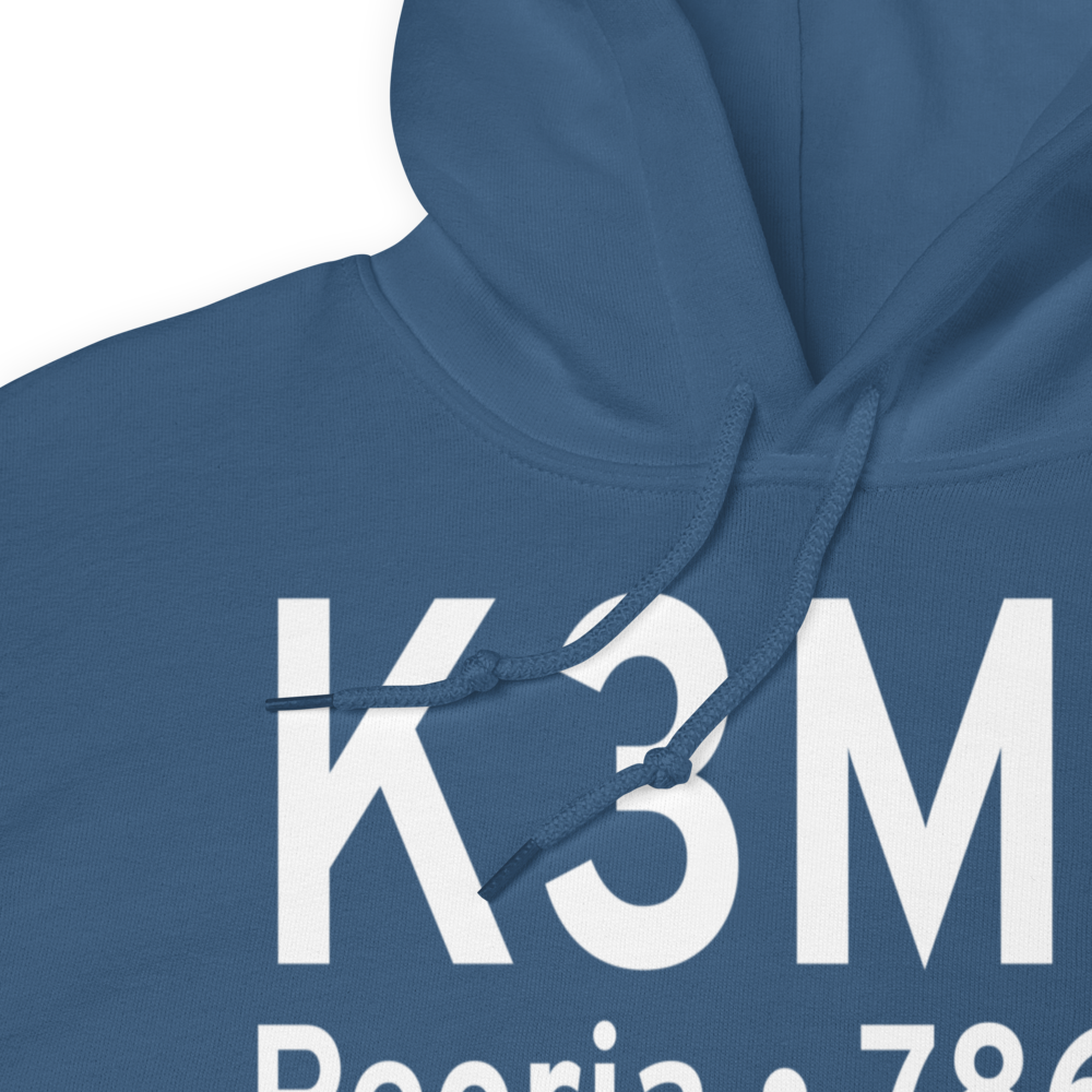 Mount Hawley Auxiliary Airport (K3MY) ICAO Hoodie Sweatshirt 