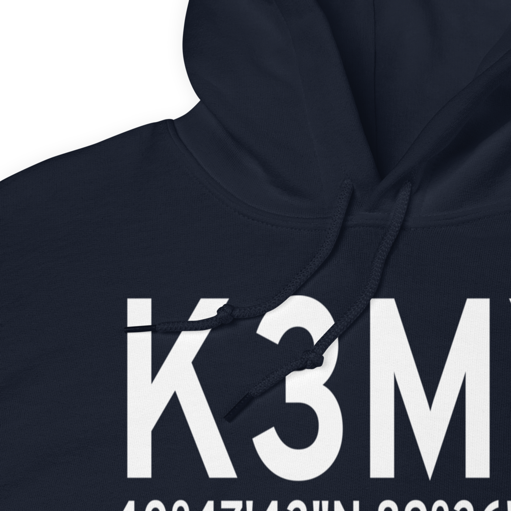 Mount Hawley Auxiliary Airport (K3MY) ICAO Hoodie Sweatshirt 