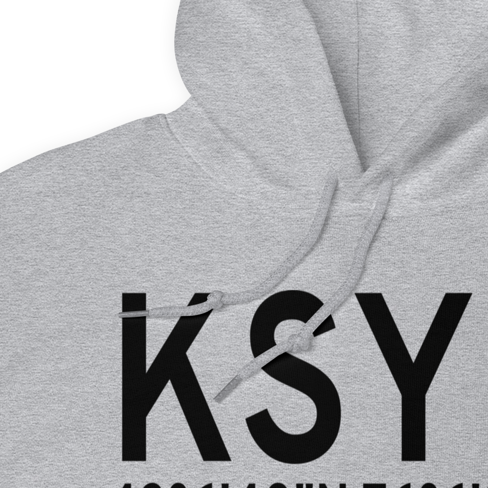 Syracuse Hancock International Airport (KSYR) ICAO Hoodie Sweatshirt 