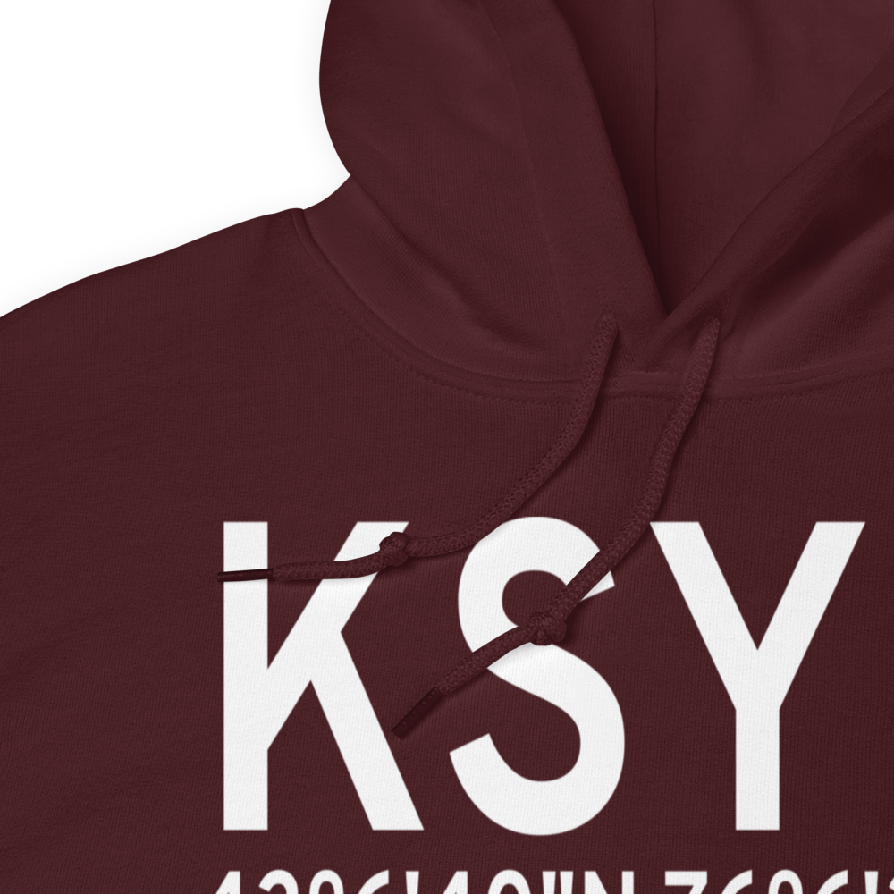 Syracuse Hancock International Airport (KSYR) ICAO Hoodie Sweatshirt 
