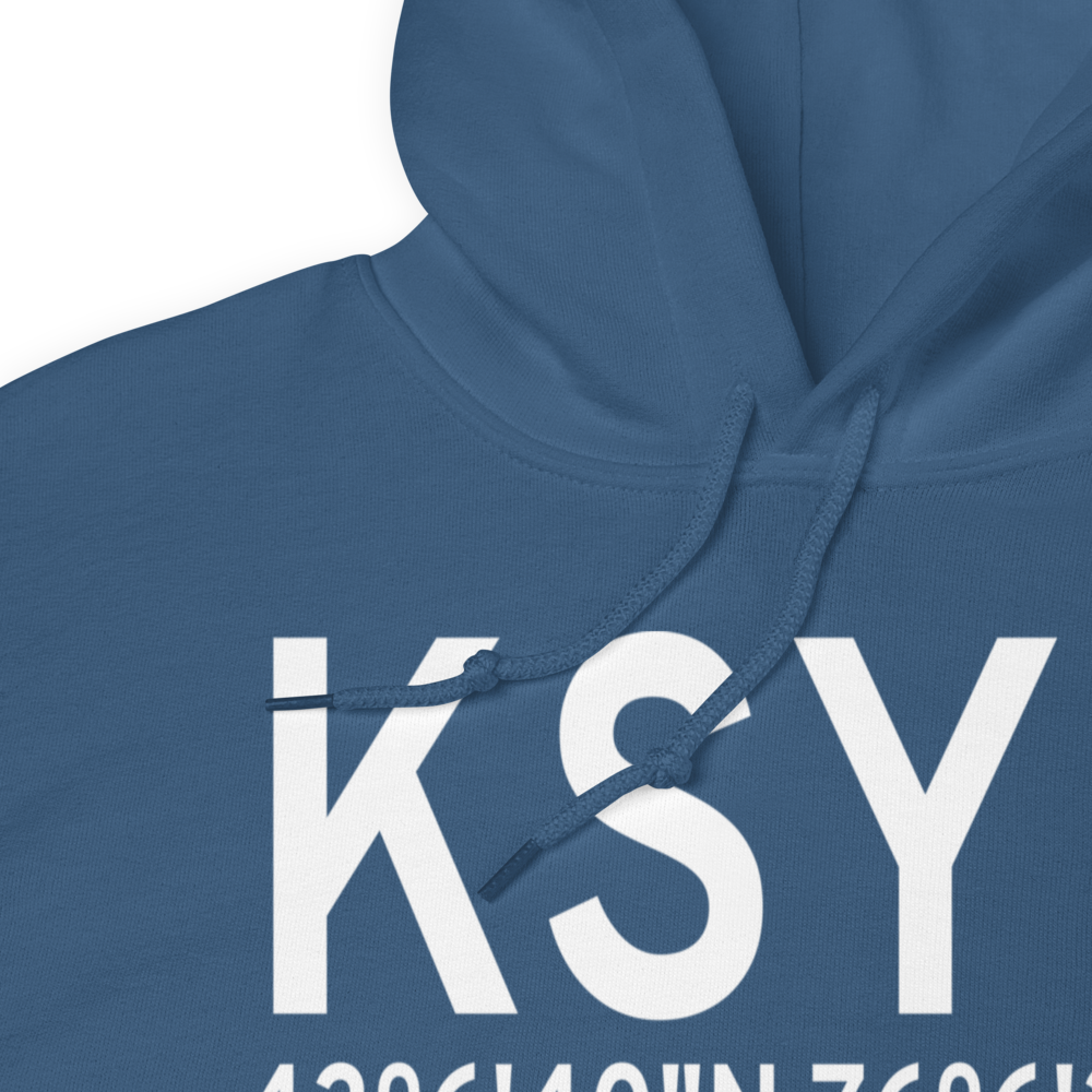 Syracuse Hancock International Airport (KSYR) ICAO Hoodie Sweatshirt 