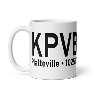 Platteville Municipal Airport (KPVB) ICAO Mug
