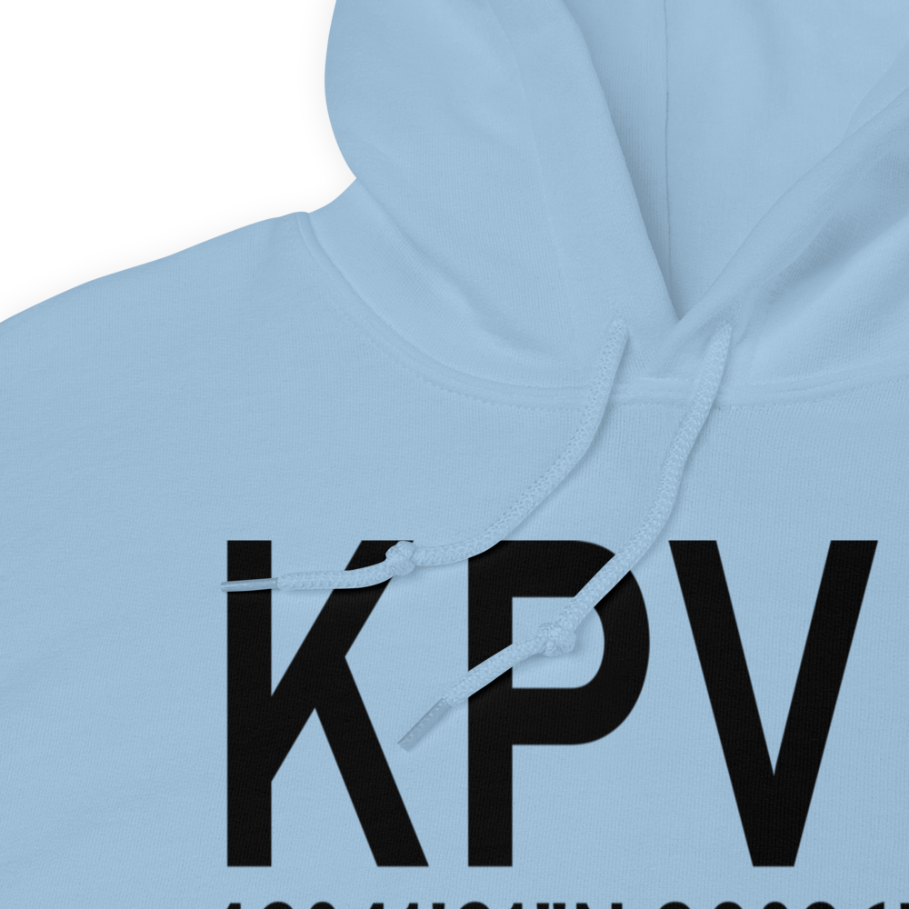 Platteville Municipal Airport (KPVB) ICAO Hoodie Sweatshirt 