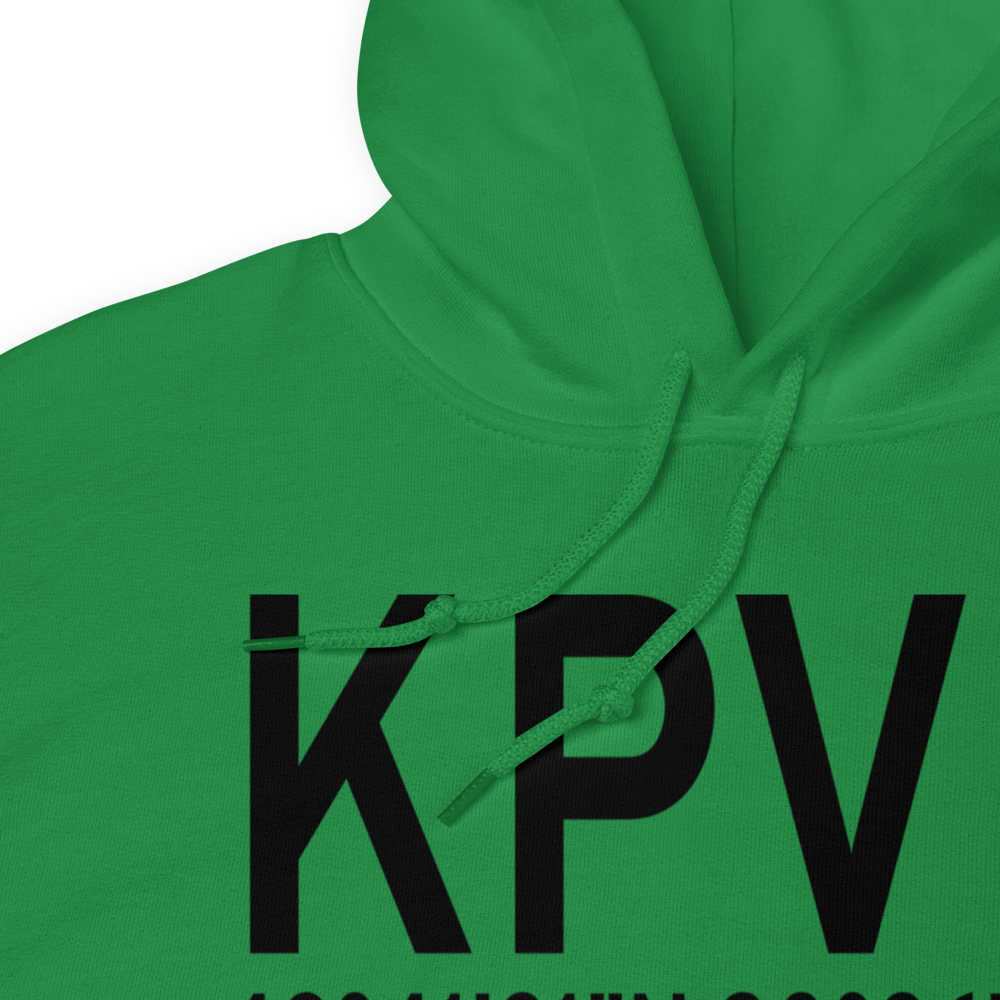 Platteville Municipal Airport (KPVB) ICAO Hoodie Sweatshirt 