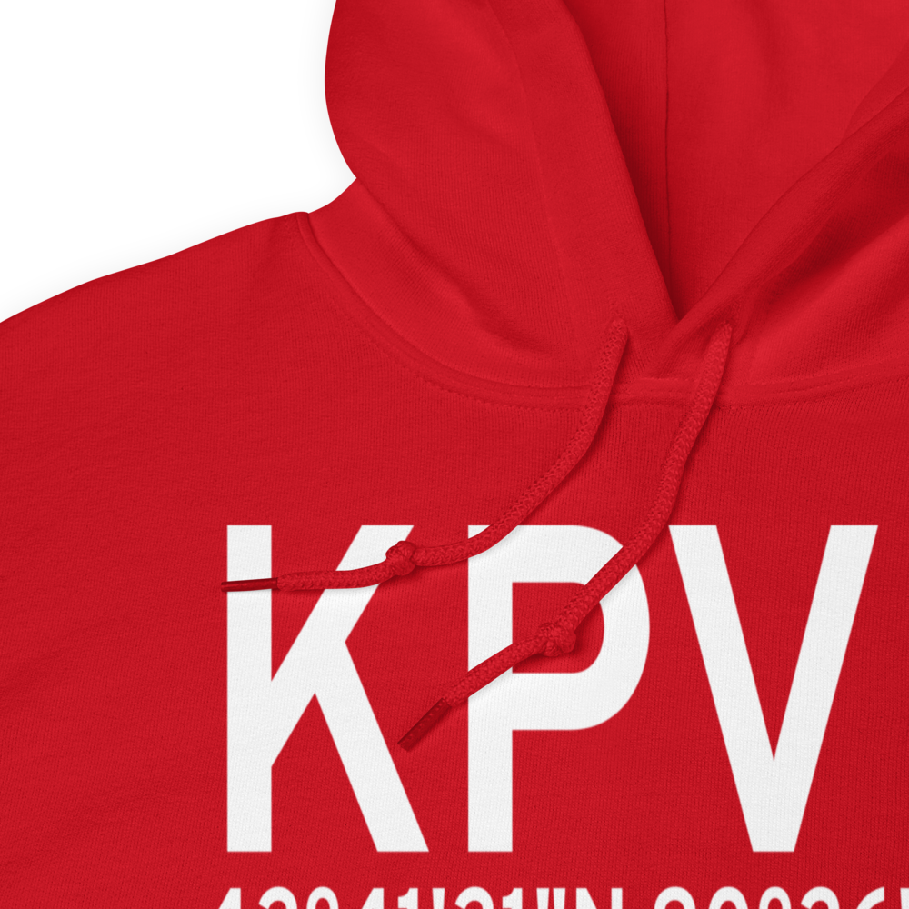 Platteville Municipal Airport (KPVB) ICAO Hoodie Sweatshirt 
