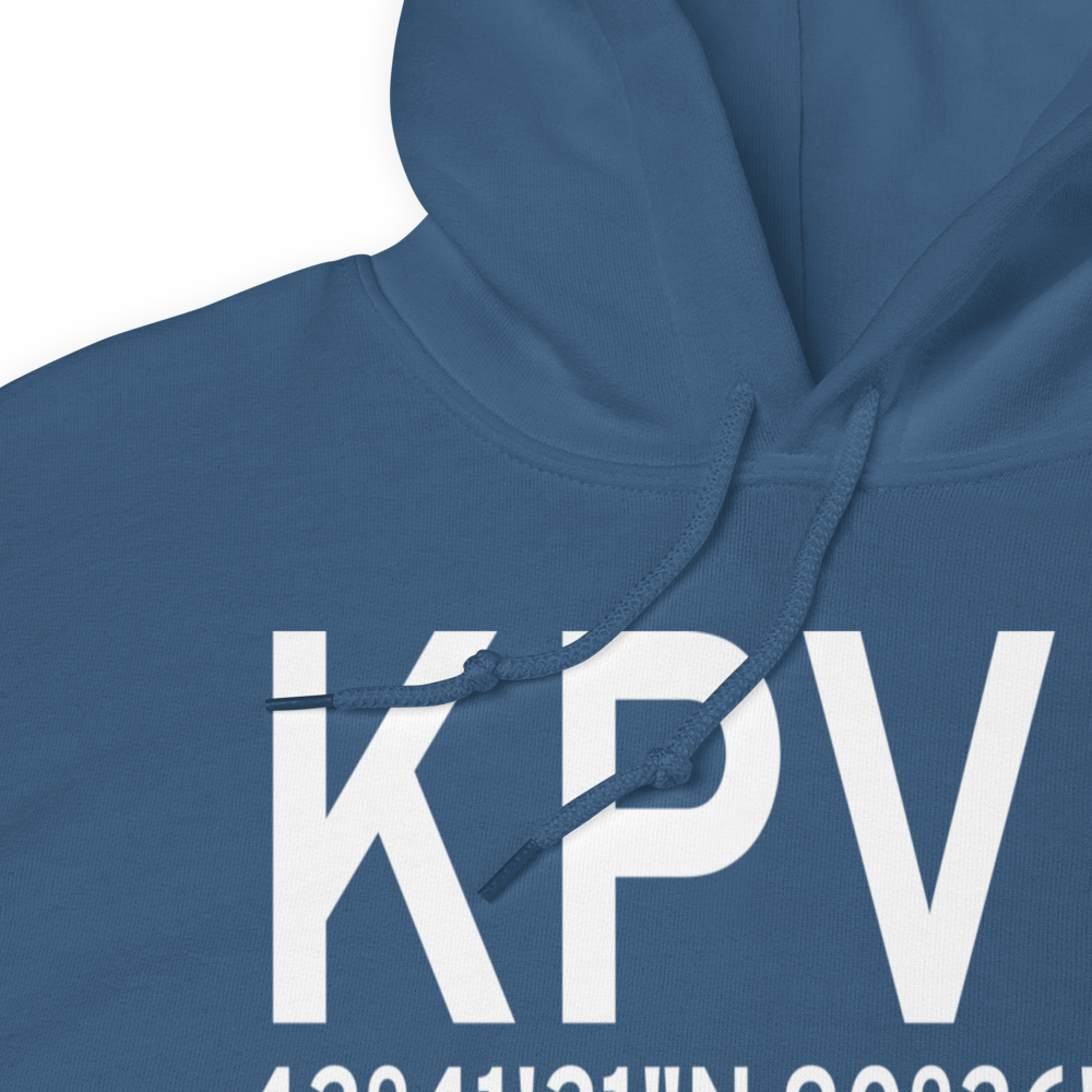 Platteville Municipal Airport (KPVB) ICAO Hoodie Sweatshirt 