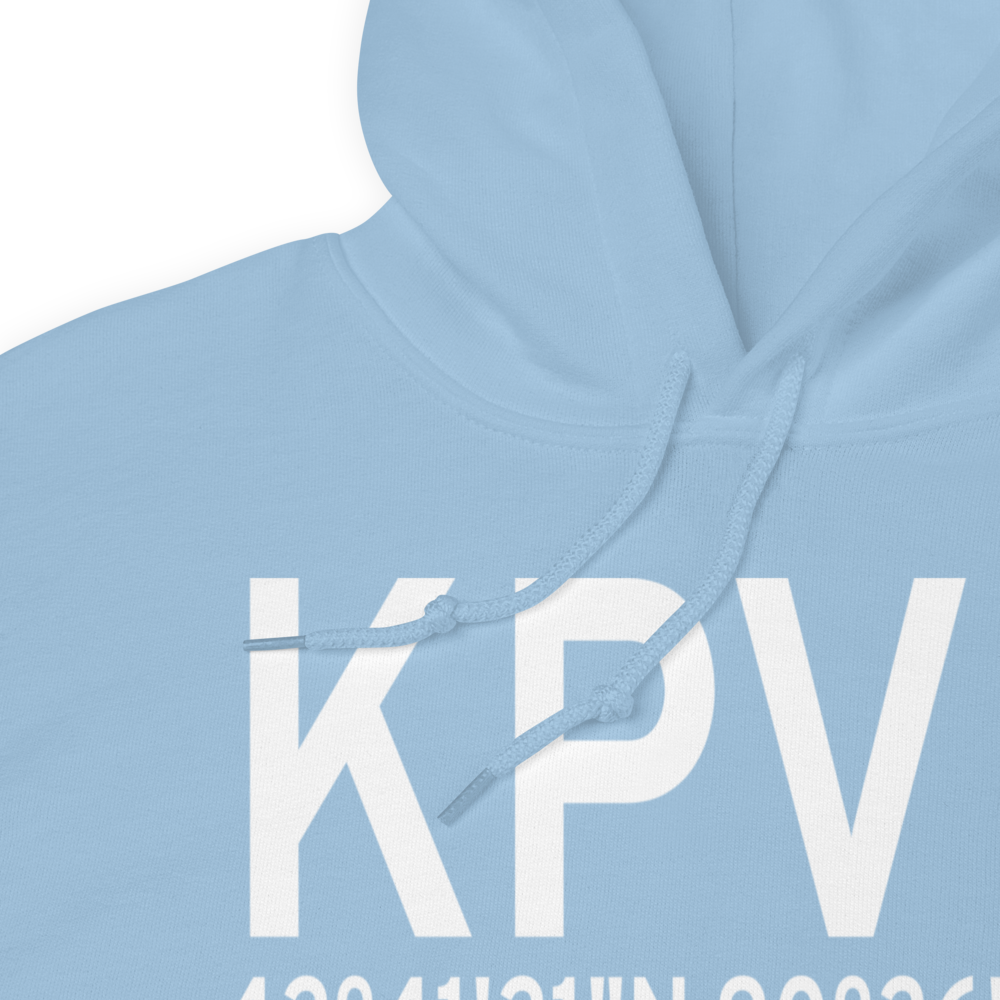 Platteville Municipal Airport (KPVB) ICAO Hoodie Sweatshirt 
