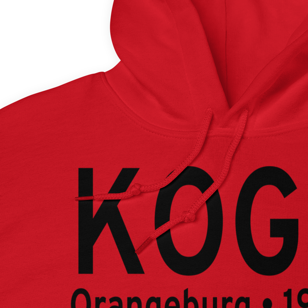 Orangeburg Municipal Airport (KOGB) ICAO Hoodie Sweatshirt 