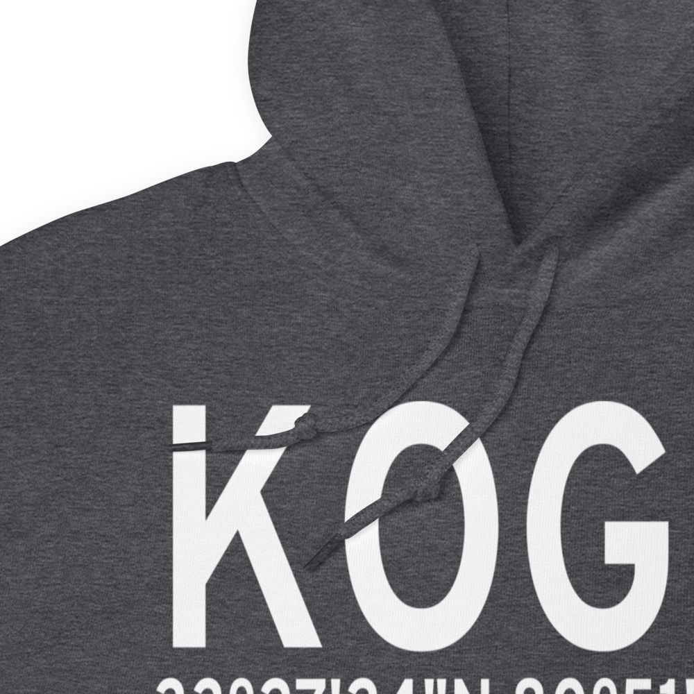 Orangeburg Municipal Airport (KOGB) ICAO Hoodie Sweatshirt 