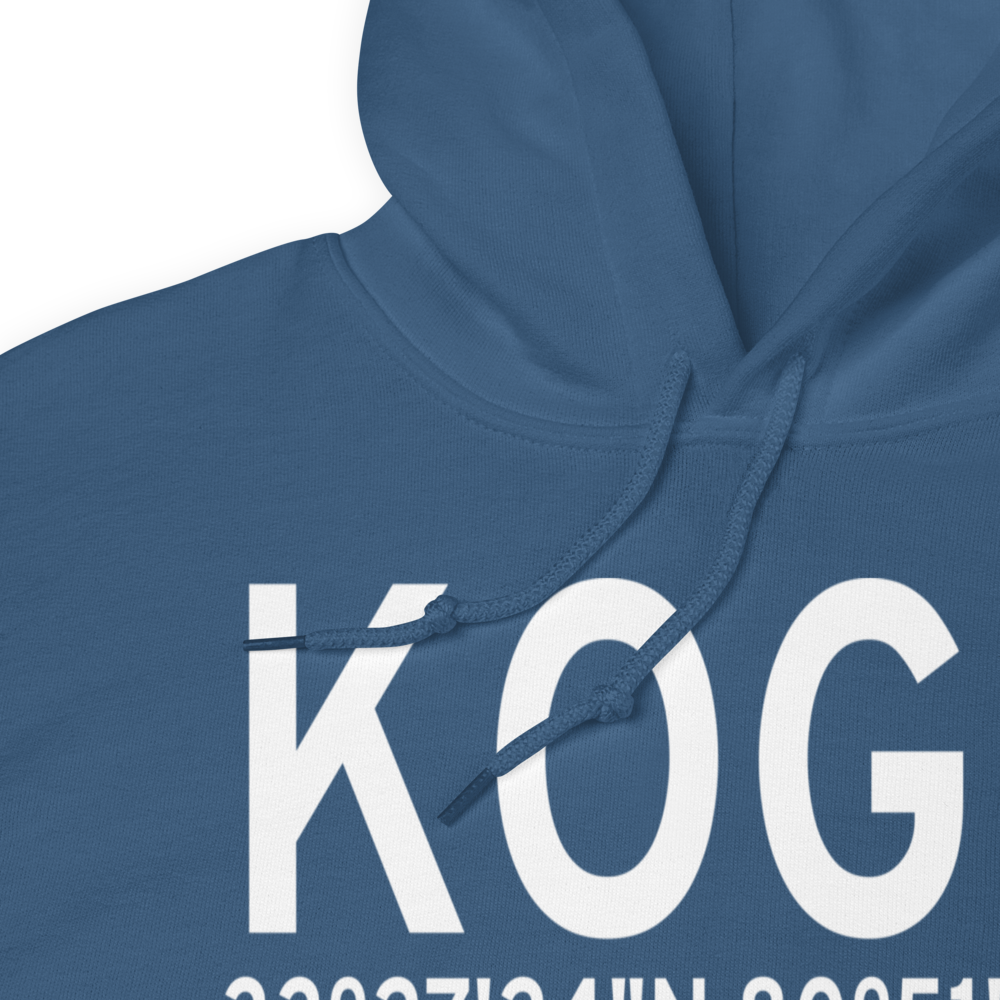Orangeburg Municipal Airport (KOGB) ICAO Hoodie Sweatshirt 