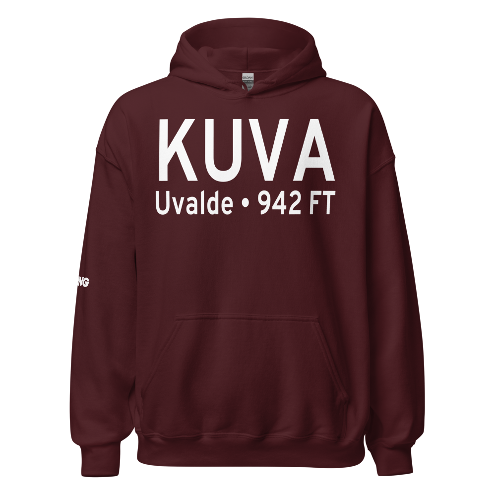 Garner Field (KUVA) ICAO Hoodie Sweatshirt 