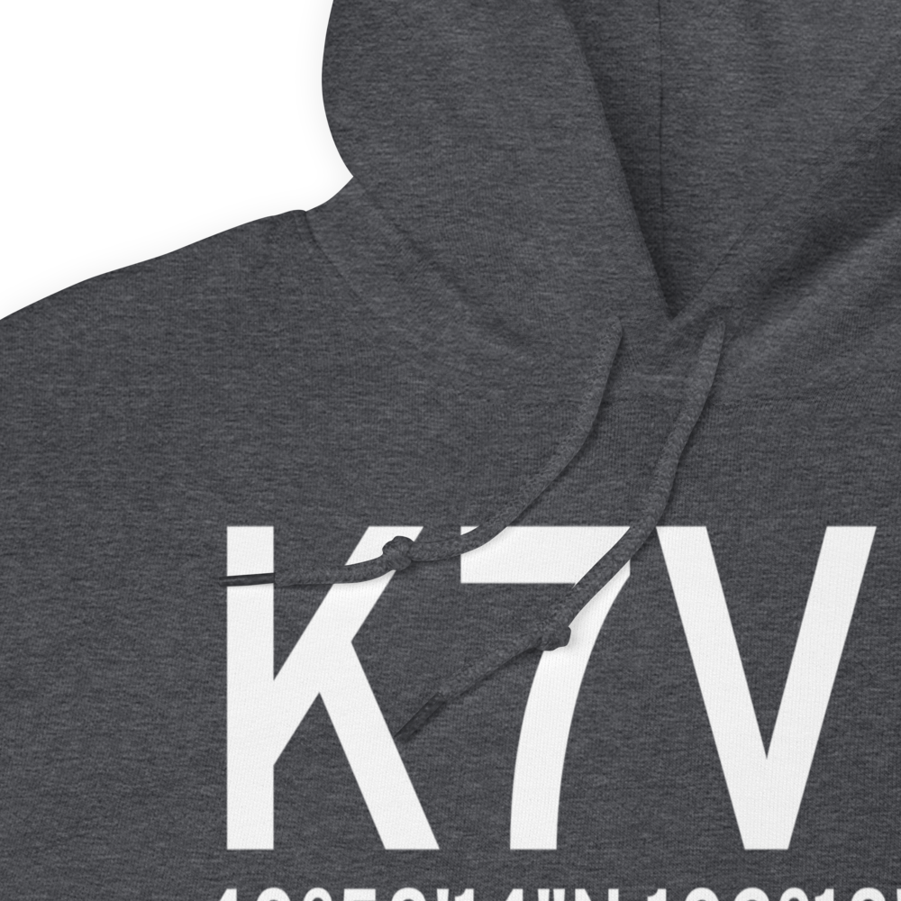 Julesburg Municipal Airport (K7V8) ICAO Hoodie Sweatshirt 