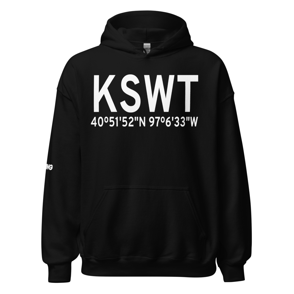 Seward Municipal Airport (KSWT) ICAO Hoodie Sweatshirt 