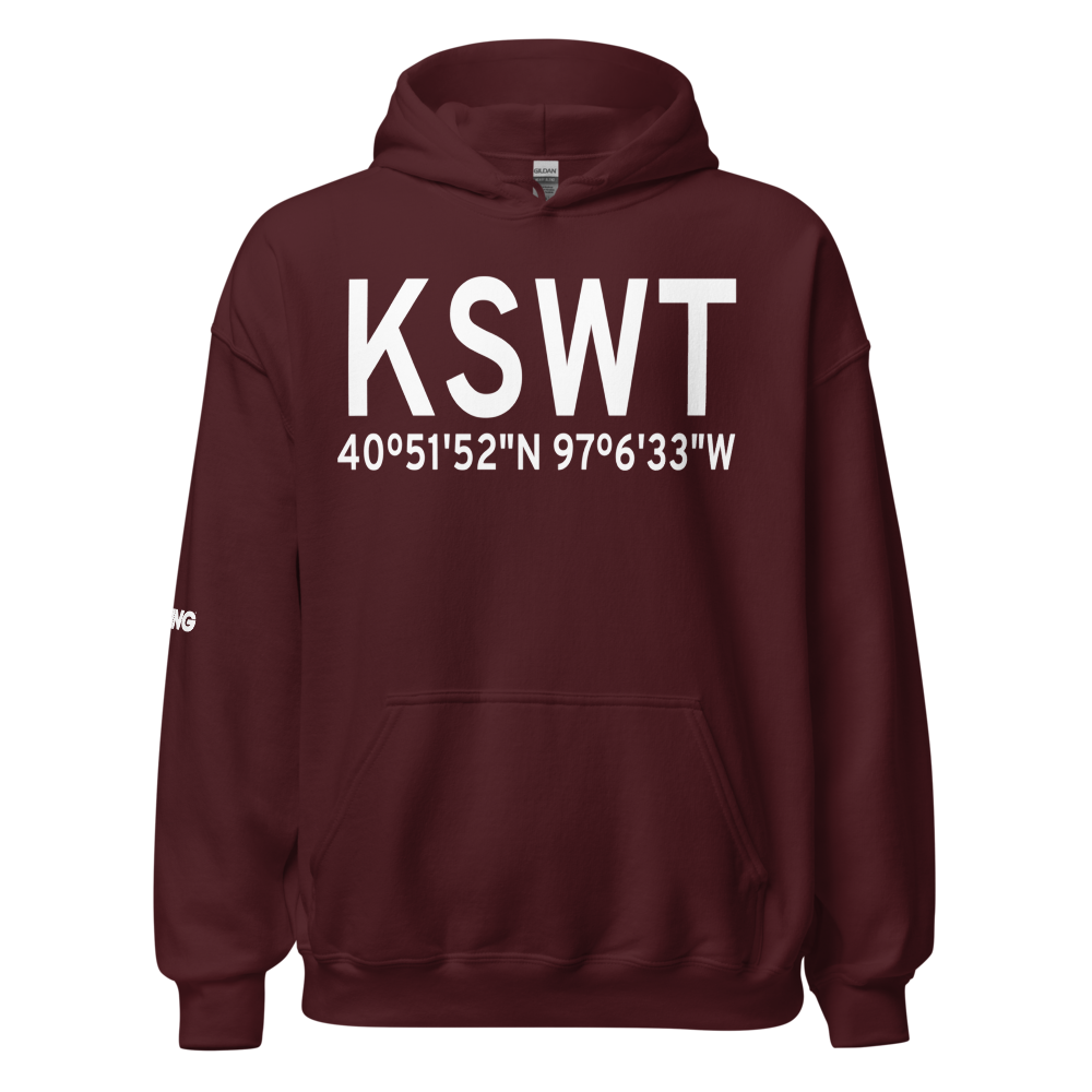 Seward Municipal Airport (KSWT) ICAO Hoodie Sweatshirt 