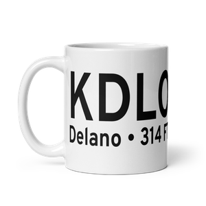 Delano Municipal Airport (KDLO) ICAO Mug