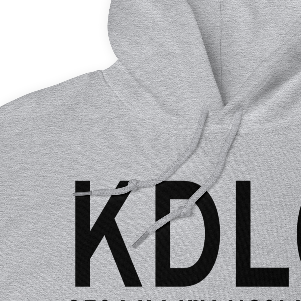 Delano Municipal Airport (KDLO) ICAO Hoodie Sweatshirt 