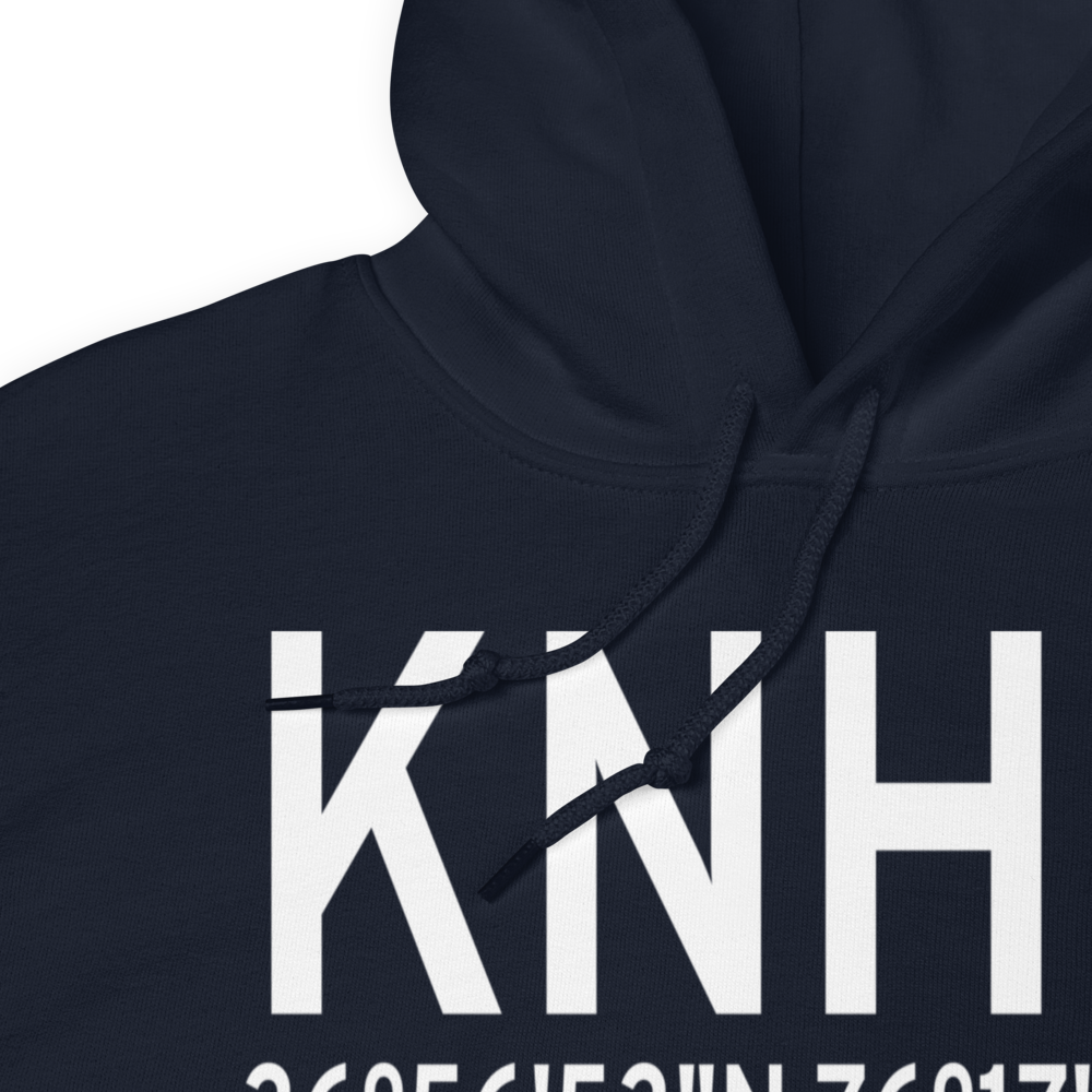 Norfolk Naval Station Heliport (KNHU) ICAO Hoodie Sweatshirt 