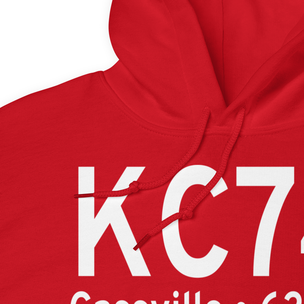 Cassville Municipal Airport (KC74) ICAO Hoodie Sweatshirt 